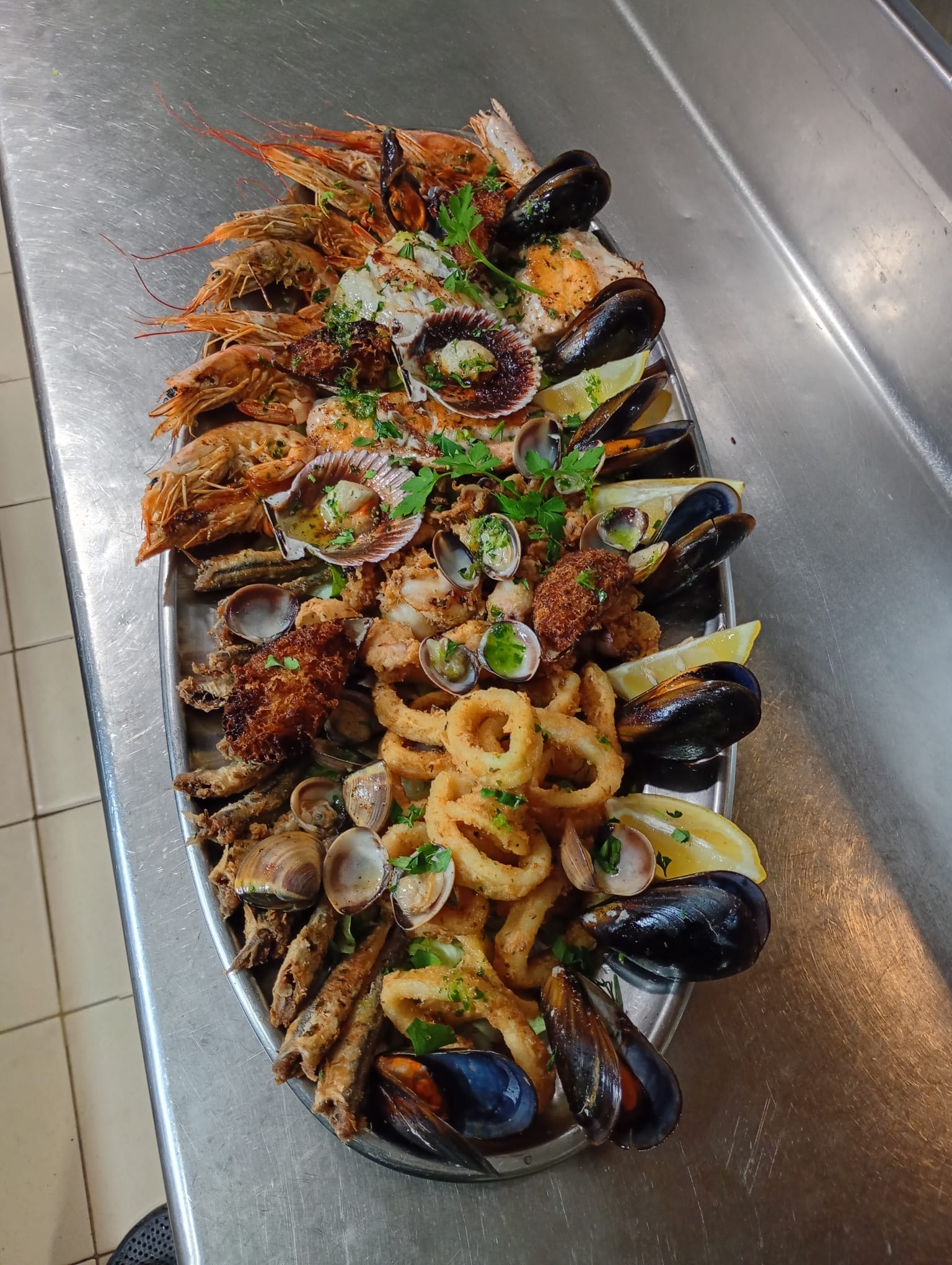 Bandeja de marisco